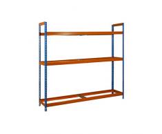 Estantería metálica para ruedas Autoforte 3 estantes Galvanizado Simonrack 2000x1500x450 mms - Almacén de ruedas - Estantería para ruedas - 300 Kgs de capacidad por estante