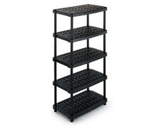 Terry TS1000518 - Estantería de plástico extra profunda con 5 niveles ventilados