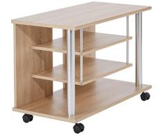 Maja 18988825 - Mueble con ruedas para el televisor, imitación roble, 80 x 54,5 x 40 cm