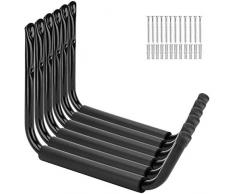 Ganchos de Almacenamiento Pesado Para Garaje, Estante Para Kayak de Brazo Jumbo de 38cm, Paquete de 6 Colgadores de Canoa de Ontaje en Pared