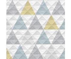 Eysa Nordic Funda, Poliéster, Amarillo/Gris, Chaise Longue 240cm. Válido para sofá Desde 250 a 300cm