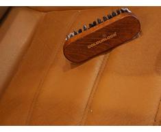 Cepillo para limpiar cuero/piel/tela/alcántara, Colourlock® sofás, coches, bolsos, ropa