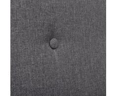 vidaXL Sofá de Salón Estructura Madera y Tapicería de Tela Gris Claro Sillón