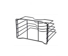 Estante organizador de cocina, estante de metal para almacenamiento, de hierro, bandeja de almacenamiento de utensilios de cocina, bandeja de almacenamiento