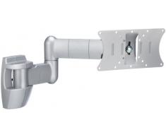 Schwaiger LWH050011 - Soporte de pared para televisores LCD y TFT (3 articulaciones), color plateado