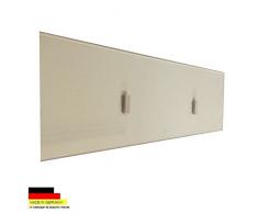 Muy estable y resistente a fuego de chimenea de cristal de protección de cristal de seguridad incluido 2 de imanes de la pared - y base de chimeneas Talla:Madrid