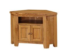 Design Vicenza Argenta - Mueble esquinero para televisor (Madera de Roble)