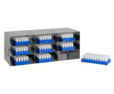 Heathrow Scientific HD28623 - Estantería para congelador (3 x 3, acero inoxidable, 541 x 217 x 221 mm)