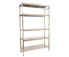 Estantería de acero inoxidable Simoninox 5SS/2000x860x400