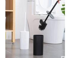 Cepillo para inodoro, Juego de cepillos para inodoro de estilo nórdico, Cabezal de cepillo para cabello blando, No es fácil perder pelo, Base de plástico, Buen agarre, Cepillo grande para limpiar el inodoro, Cepillo pequeño