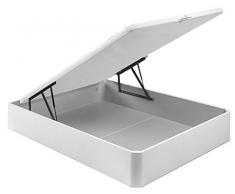 Pikolin CANAPÉ ABATIBLE NATURBOX MADERA 3D -(90_x_190_cm, Blanco)