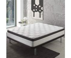 marckonfort Colchón Supreme 140X190 Viscoelástico | 27 cm de Altura | 4 cm de Viscoelástica | Foam AirSistem | Tratamiento SANITIZED®