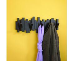 Umbra 318211-040 Perchero decorativo de pared Sticks Negro