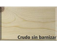 LA WEB DEL COLCHON - Mesita Vintage Alepo 45 (cms.) x 34,5 x 15 (cms.) Crudo sin Pintar |Mesilla de Noche | Mesilla de Madera | Estilo nórdico | Mueble Madera