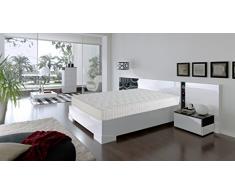 Dormio Ortopédico - Colchón reversible, 135 x 190 x 24 cm, color blanco