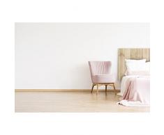 Cabecero Recto Vertical Madera Natural Sam, Madera, Beige, 150x3x80cm, Incluye Kit Herrajes. Incluye Imán Personalizable de Regalo.