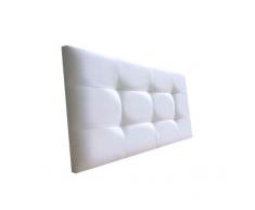ED Cabecero Cama tapizado Polipiel Mod. Texas Todas Las Medidas y Colores (Blanco, 200 * 70)