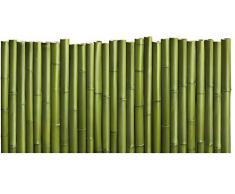 Plage BambÃº Cabecero de Cama Adhesivo, Tela, Verde, 160x3x60 cm