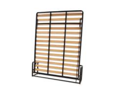 Wallbedking Cama De Matrimonio Abatible Vertical 135 cm (Cama Doble Estilo Murphy Bed, Cama Plegable, sofá Cama, Mueble Cama Oculta).