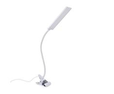 KEXIN Lámpara de Lectura - 5W Luz Flexo Pinzas, 3 Modos y 14 Brillos, Lámpara Clip USB con Cuello Flexible, 48 LEDs, Luz de Libro para Mesa, Cabecera de Cama, Negro