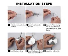 Luz Lectura Cuello Ganso ,Lectura de LED de 360 grados luz lámpara, 3W Brillante Luces de La Noche Lámpara de Mesa Con El Interruptor para Leer