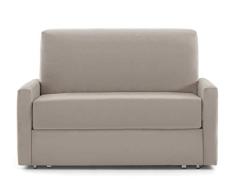 Vida de hogar - Sofá 2 plazas Extensible ANTAX 92x82x49,5x136 cm Cerrado – 120x185 cm Abierto Cama - Color Moka