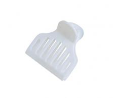 Comair 3150043 taquilla en bolsa para pinzas plástico Butterfly, 6, blanco