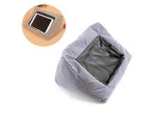 IUwnHceE Tablilla De La Pista Almohadilla del Amortiguador del Soporte del Sostenedor del Soporte del Regazo De Viaje En Coche Cama (Gris)