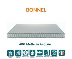Evergreenweb - Colchón de muelles de acero y espuma de poliuretano expandido (water foam) de 21 cm de alto Bonnel. Colchón ortopédico ideal para aliviar el dolor de espalda, rígido, extra cómodo. Revestimiento antiácaros