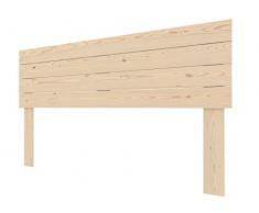 LA WEB DEL COLCHON - Cabecero de Madera Austin Vintage para Cama de 135 (145 x 90 cms.) Crudo sin Pintar | Cabeceros Madera | Dormitorio Matrimonio | Cabezal Cama | Cama Juvenil |Estilo nórdico