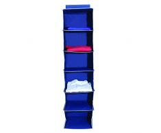 MSV ROPERO para Jerseys PEVA122 X 30 X 20CM, Azul, 122x30x30 cm