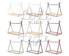 Cama Infantil Montessori, Tipi - Teepee de Madera para niño y niña (estructura y somier)
