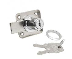 Wolfpack 3030030 - Cerradura de mueble para armario, acabado cromado (362/25 mm)