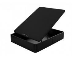 FLEX - Canapé Abatible Gran Capacidad Tapizado Polipiel Tapa 3D - 150X200, Color Blanco