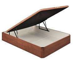 CANAPÉ ABATIBLE PIKOLIN NATURBOX MADERA 3D -ENVÍO Y MONTAJE GRATUITO-DISPONIBLE EN COLORES: CEREZO, WENGUÉ Y BLANCO. DISPONIBLE EN TODAS LAS MEDIDAS (150_x_190_cm, Cerezo)