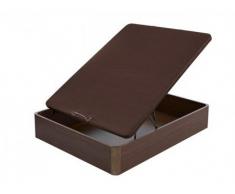 FLEX - Canapé Abatible Madera Transpirable Tapa 3D - 150X200, Color Cerezo