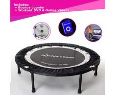 MXL MaXimus Life Rebounder - Cama Elástica, Trampolín, Incluye DVD. Mini trampolín Fitness, Cama elástica Fitness