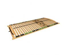 SMARTBett Ergo 7 - Somier ortopédico (Madera de Abedul, 90 x 200 cm)