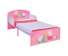 Peppa Pig Hello Home Cama Infantil, Madera, Rosa, 42.50x77.00x143.00 cm