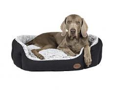 Nobby Cacho - Cama Ovalada, 65 x 57 x 22 cm, Color Gris Oscuro