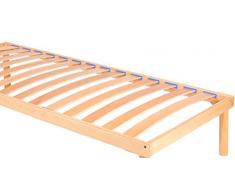 TGB somier ortopédico Fijo de láminas de madera de haya con PURO juntas antiruido singola 100x200