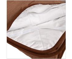 100% Lana Merino Australiano colchón Reversible Lana de Camello Manta, Manta Doble de 140 x 200 cm WOOLMARKED. Camello en Manta 140 x 200. Camello Manta Doble. Color marrón. Marrón 140 x 200 cm