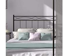 Cabecero de forja Nova (150 cm, Negro)