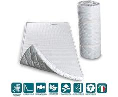 Evergreenweb - Colchón Topper Enrollable - Soporte ergonómico – Esterilla - excelente colchón de pie para Ejercicios del Suelo, Camping, Yoga, estiramientos, ABS, Pilates (Waterfoam, 80x195 cm)