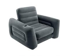 INTEX 66551NP - Sillón cama hinchable 2 en 1