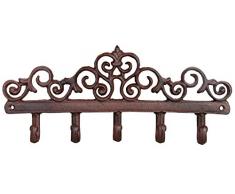 Esschert LH120 - Perchero de Pared (5 Ganchos)