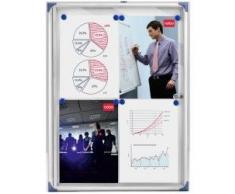 Nobo 1900846 - Vitrina extra plana, 51 x 68 cm