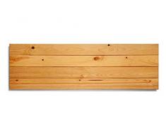 SUENOSZZZ - Cabecero de Madera TREVINCA Color Haya para Pared. Cabecero de Tablas Horizontales. Estilo Vintage, para Camas de 150 | Cabeceros de Cama | Dormitorio | Mueble Cama