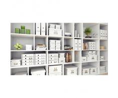 Leitz Click N Store - Cajonera organizadora (290 x 283 x 360 mm, 4 cajones), color rosa 4 cajones