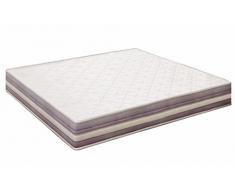 elalmacendelcolchon Colchón viscoelástico Modelo Premium, 80 x 200 x 20cm - Todas Las Medidas, Blanco y Lila